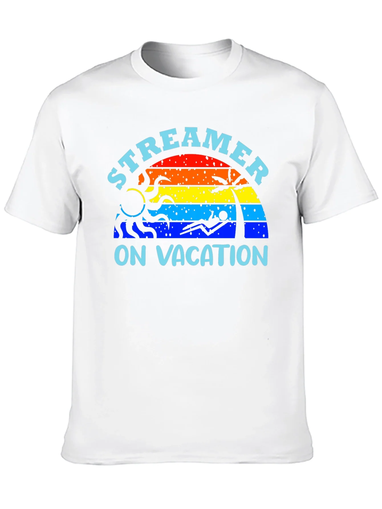Rebbecca Streamer On Vacation Graphic T-Shirt - Summer Vibes