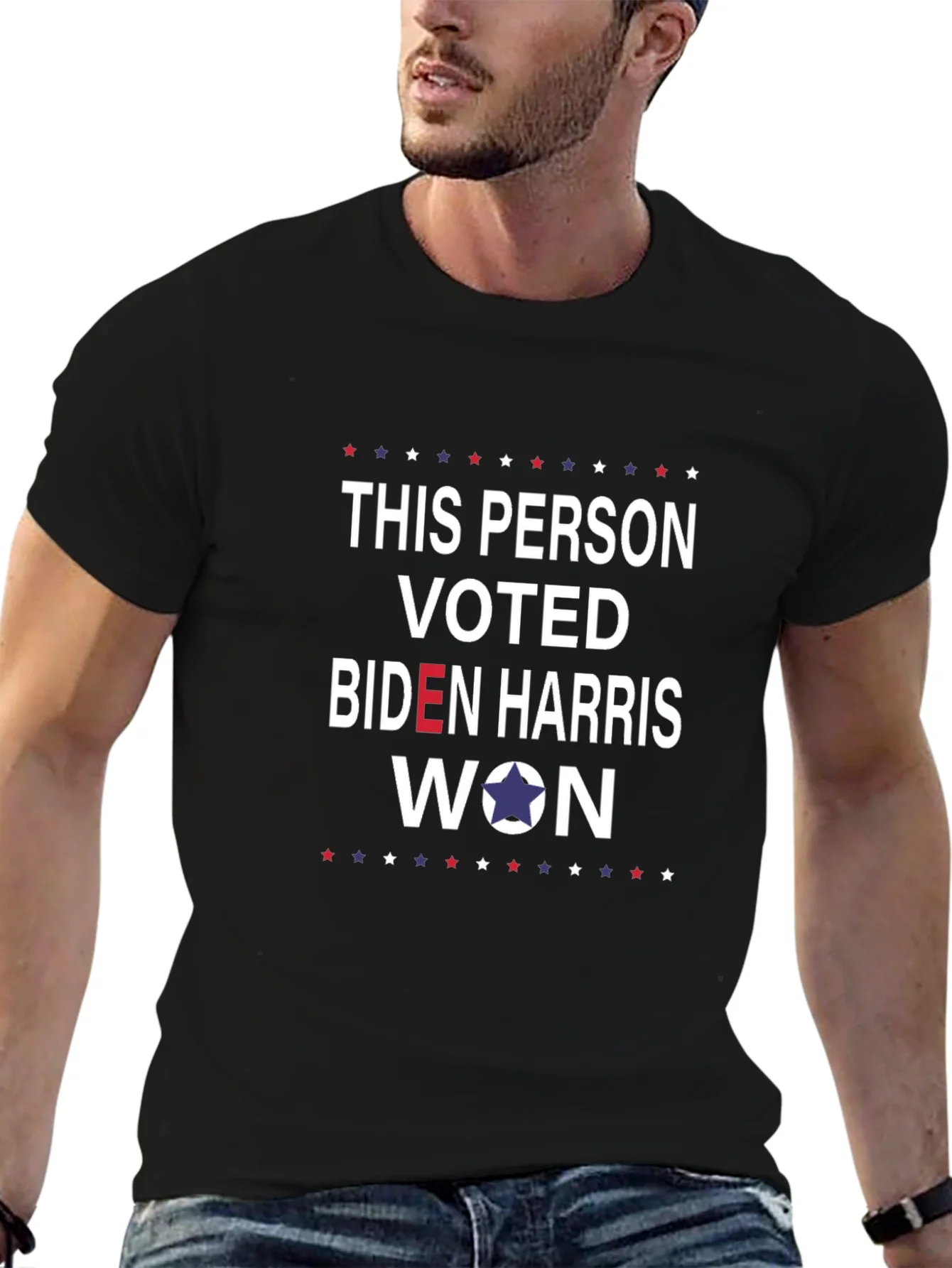 Rebbecca This Person Voted Biden Harris Won T-Shirt