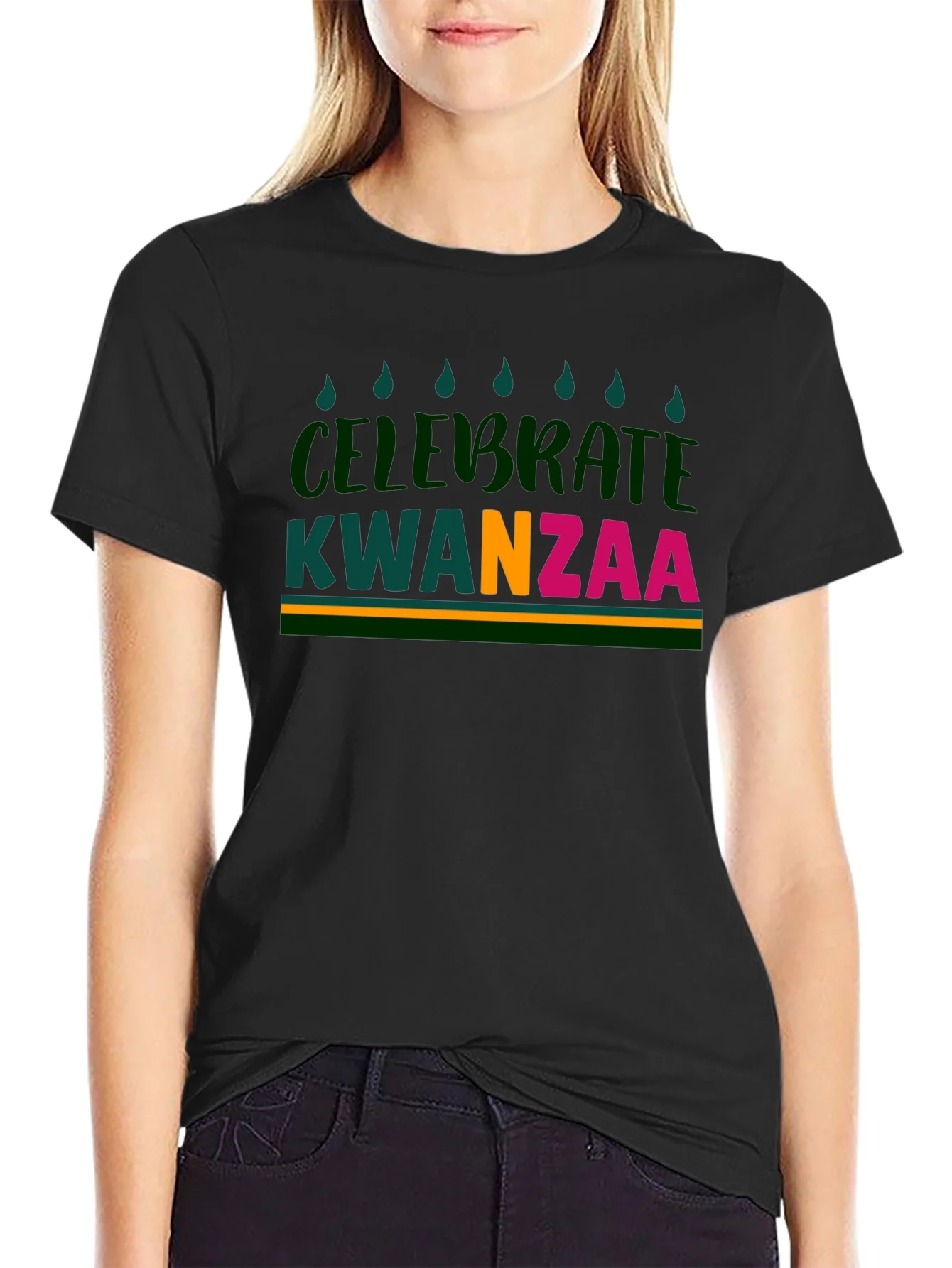Rebbecca Celebrate Kwanzaa Graphic Tee