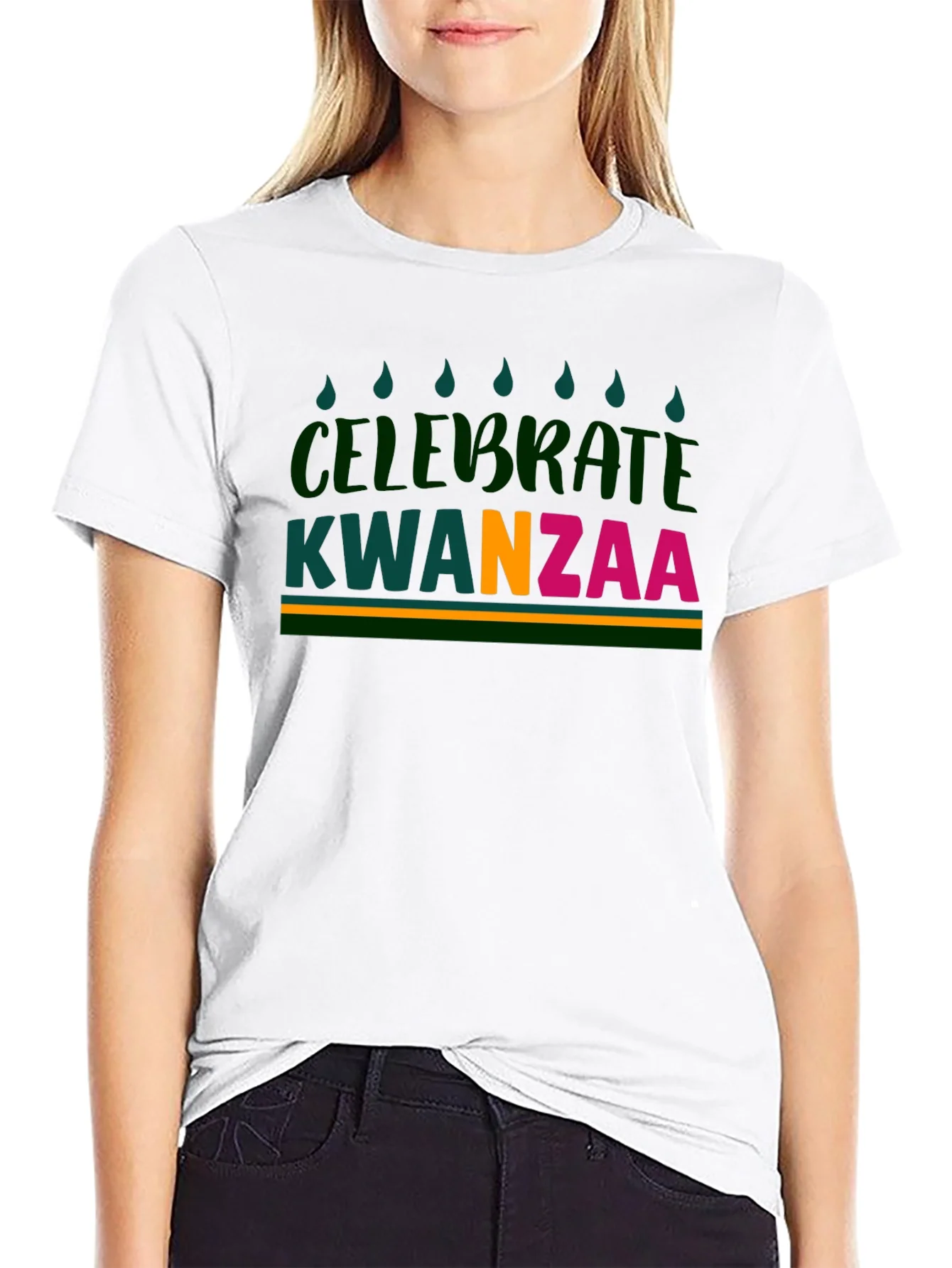 Rebbecca Celebrate Kwanzaa Graphic Tee