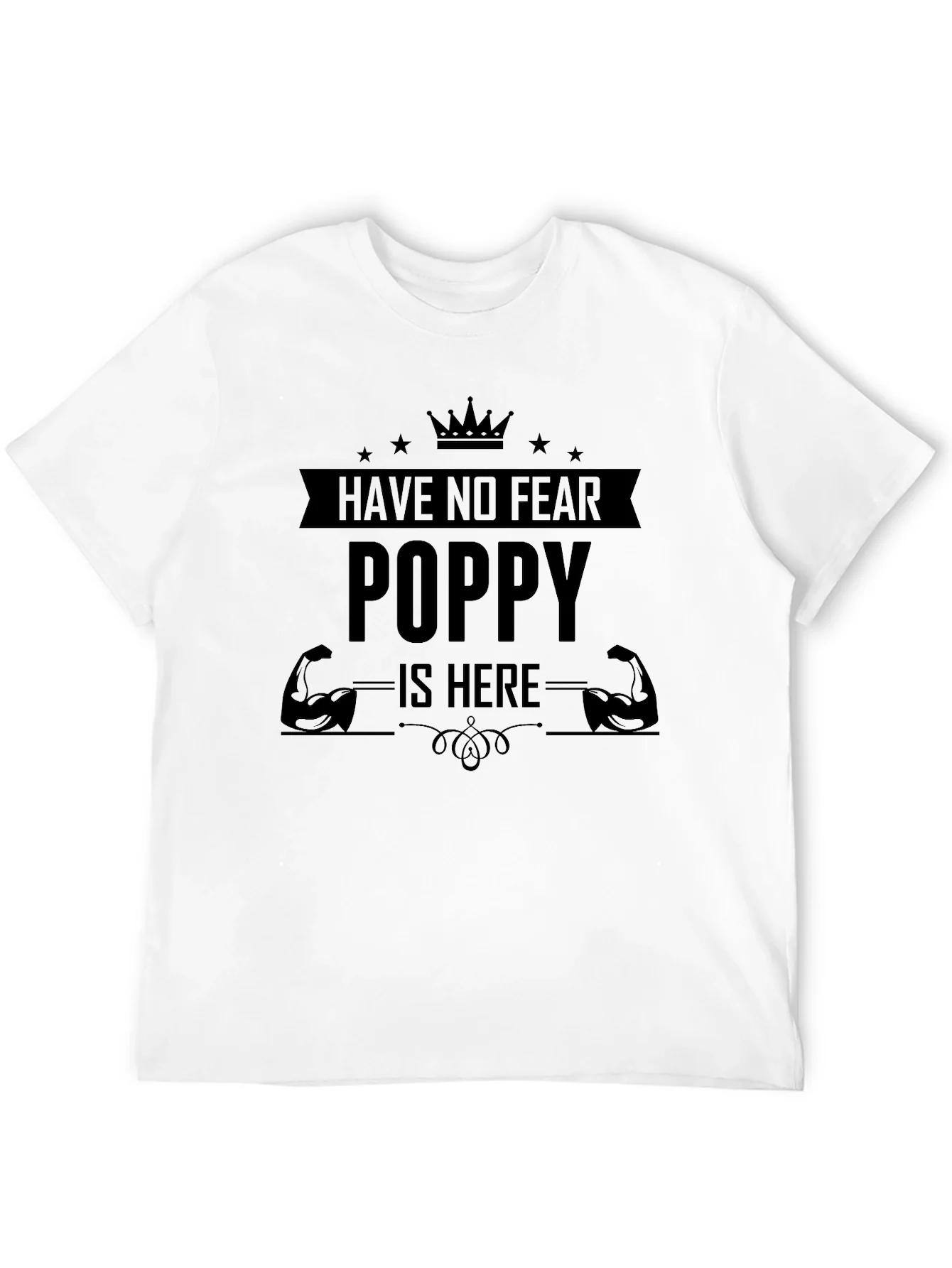 Rebbecca Have No Fear Poppy Is Here Black T-Shirt