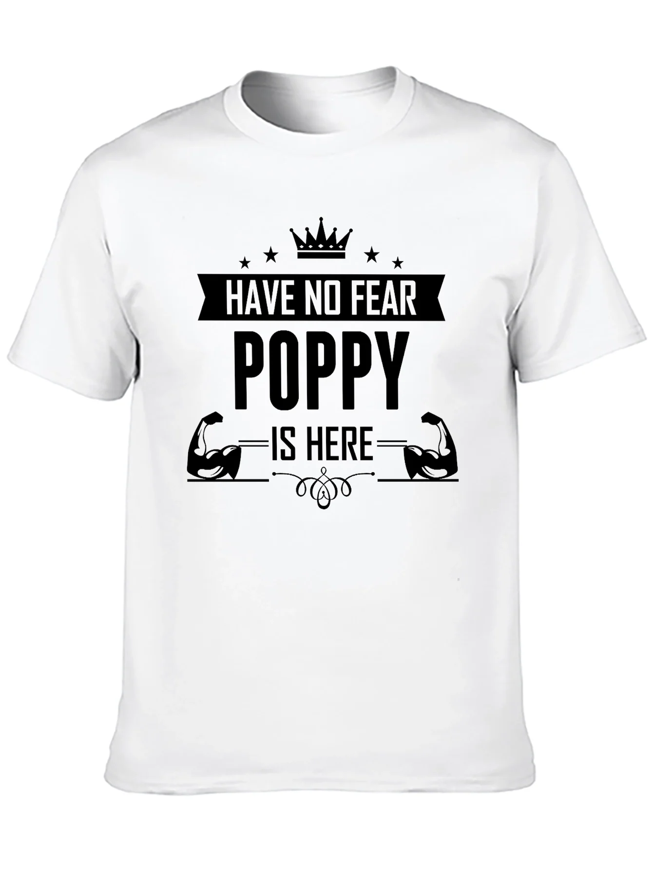 Rebbecca Have No Fear Poppy Is Here Black T-Shirt