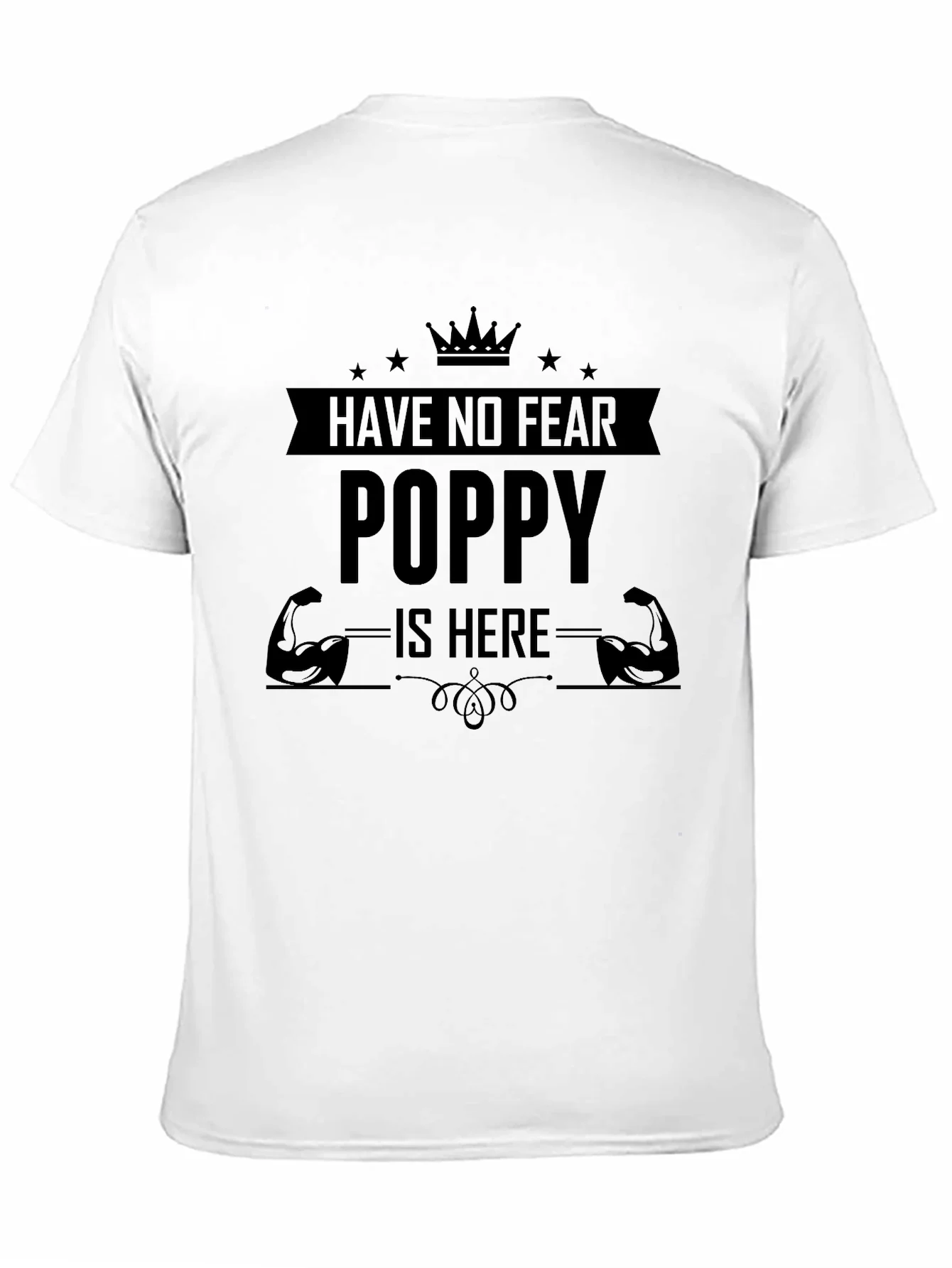 Rebbecca Have No Fear Poppy Is Here Black T-Shirt