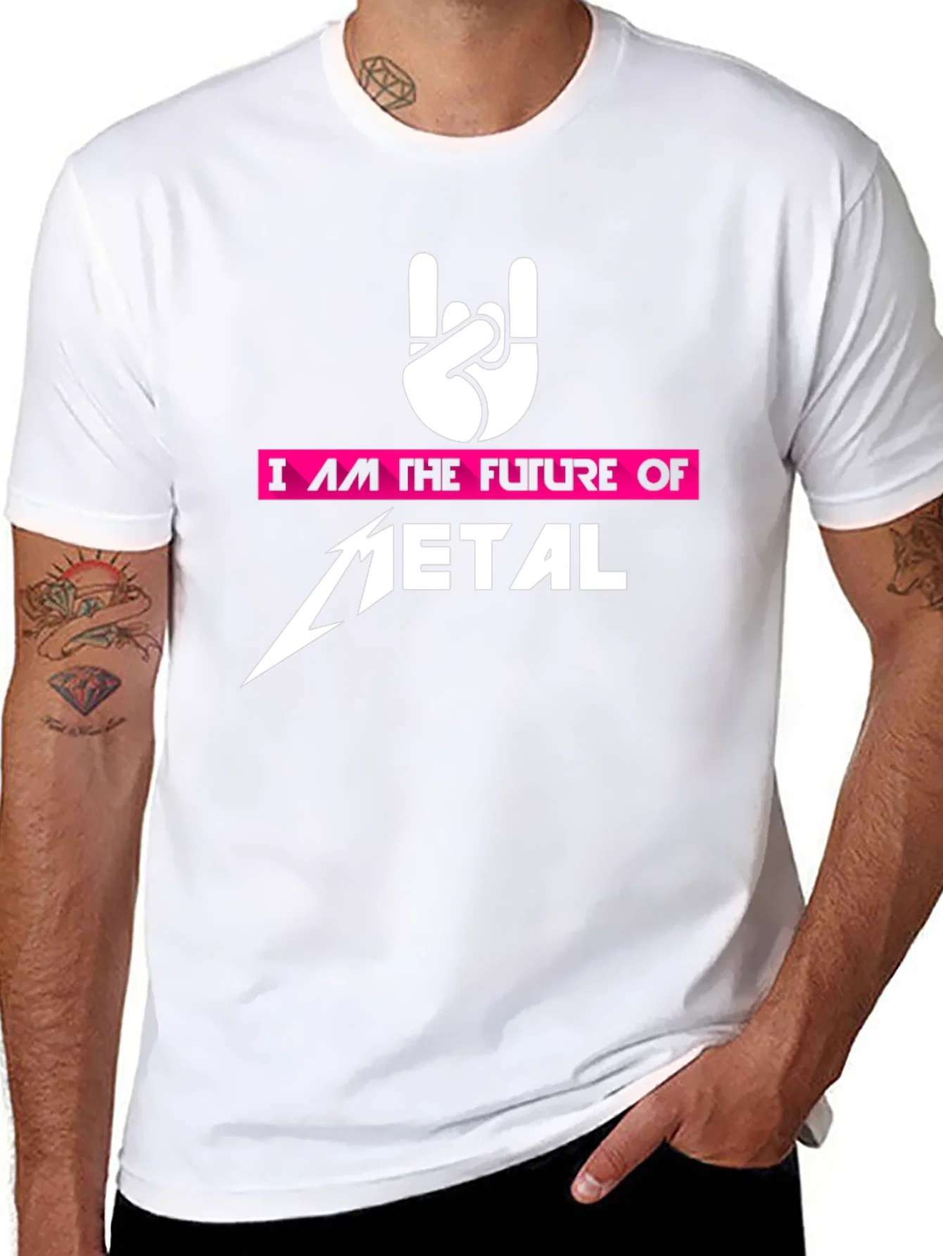Rebbecca I Am the Future of Metal Rock T-Shirt