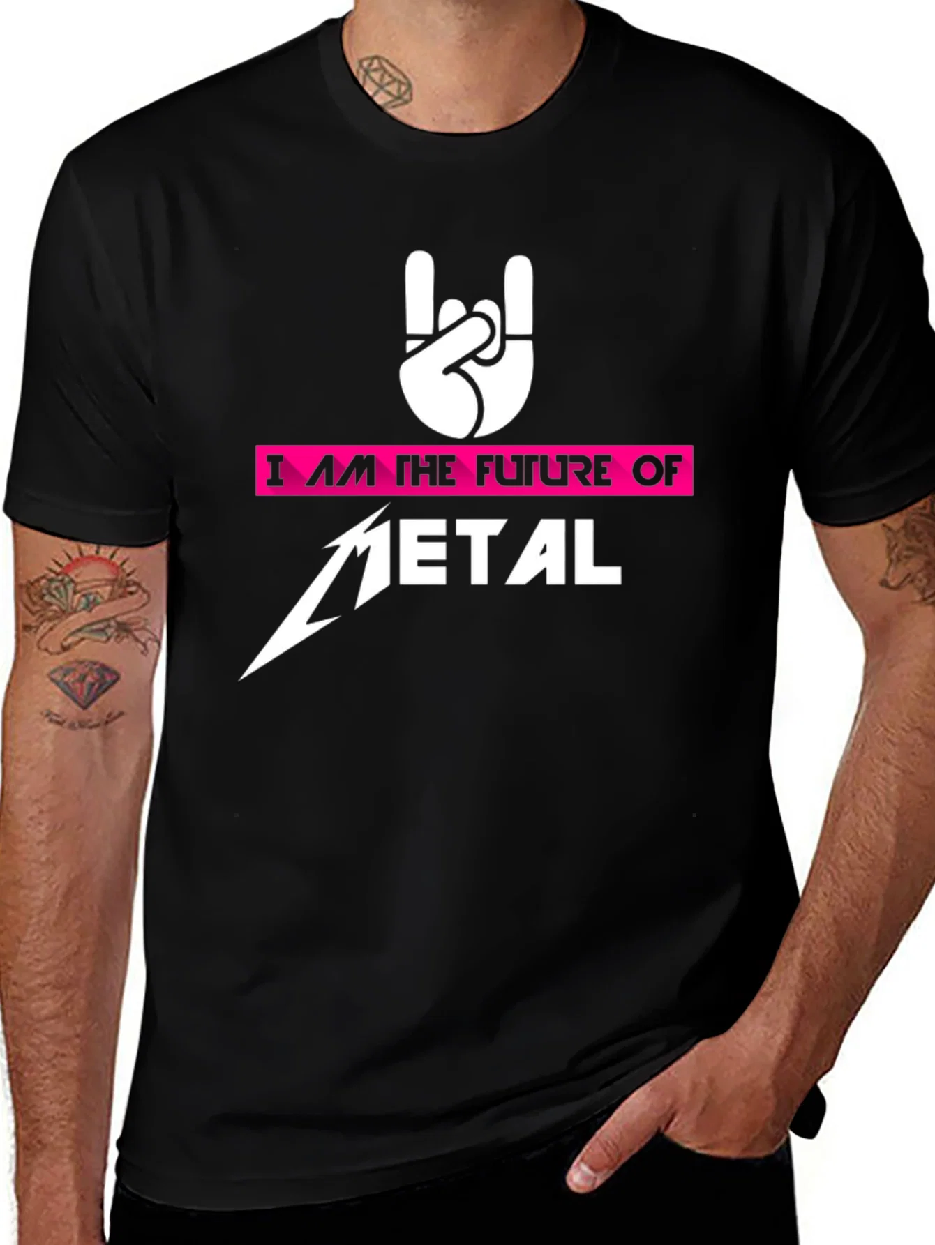 Rebbecca I Am the Future of Metal Rock T-Shirt