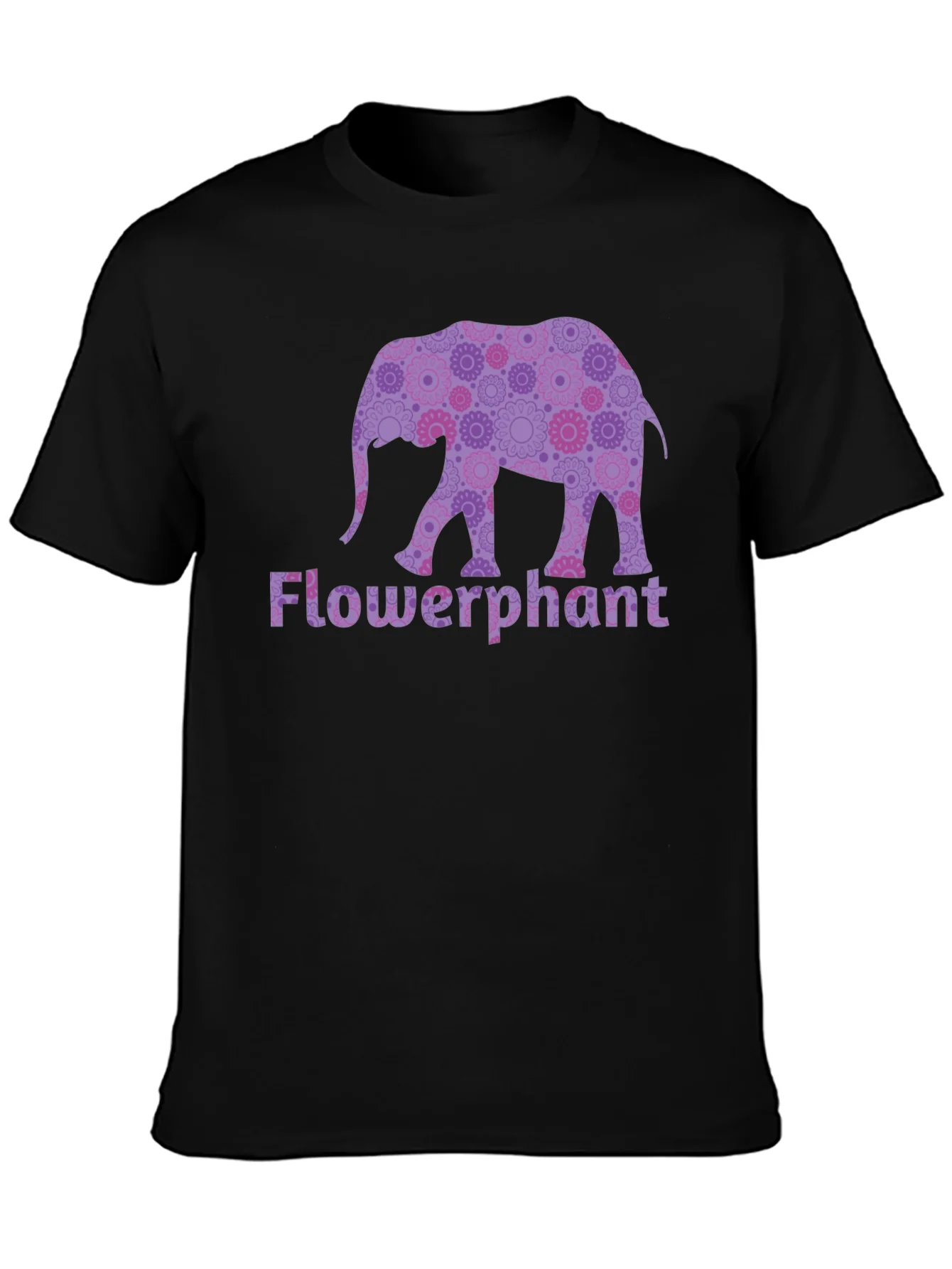 Camiseta Negra Flowerphant