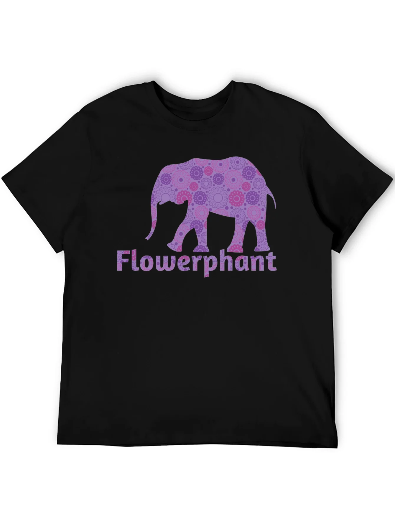Camiseta Negra Flowerphant