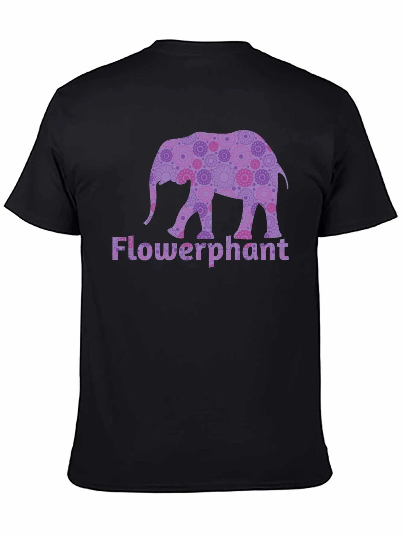 Camiseta Negra Flowerphant