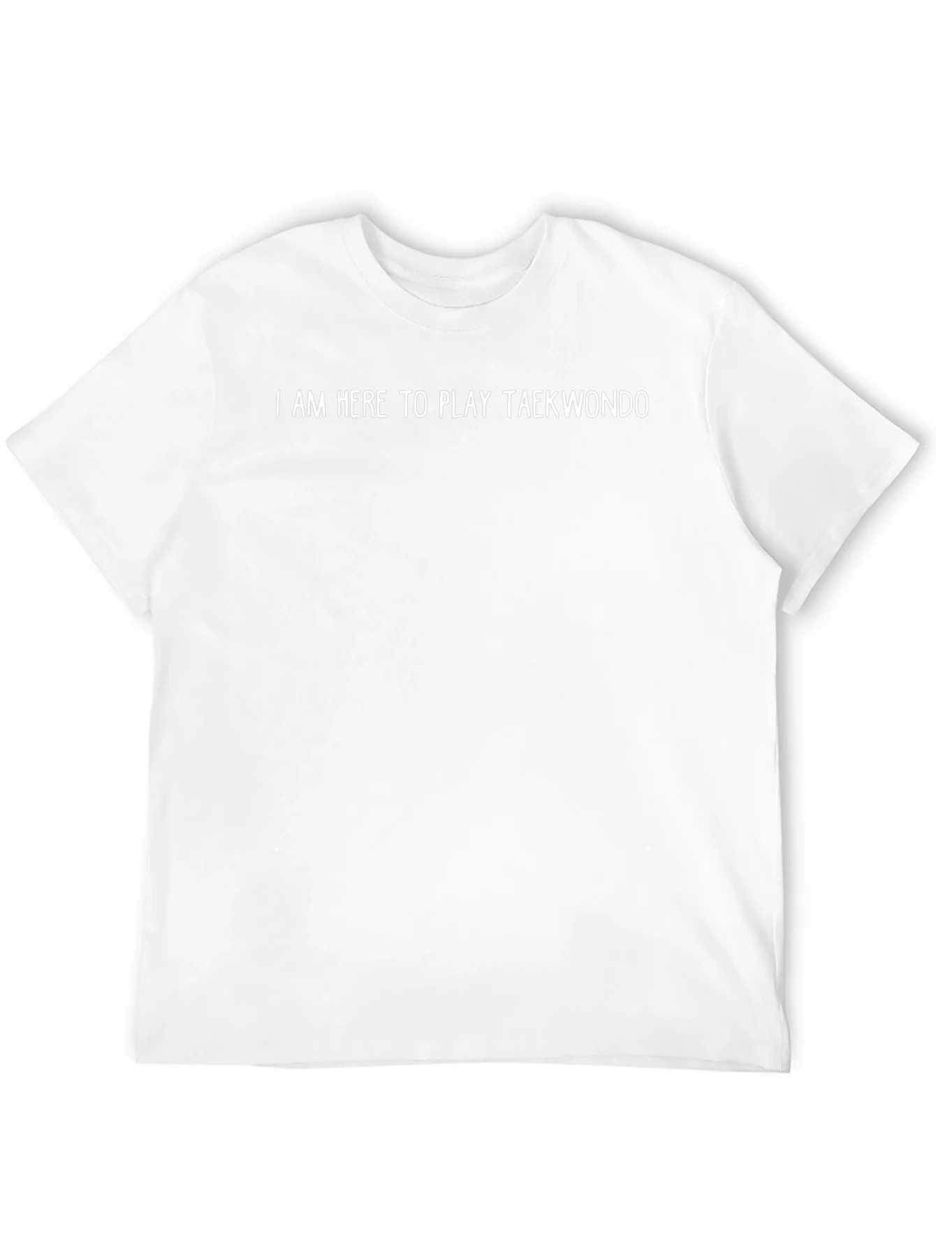 Camiseta Negra con Texto Taekwondo