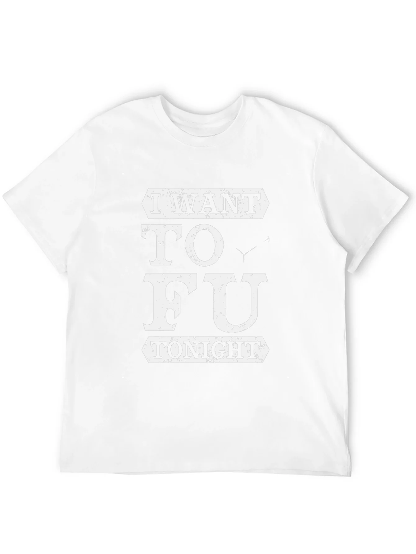 Camiseta Negra Divertida: Quiero Tofu Esta Noche