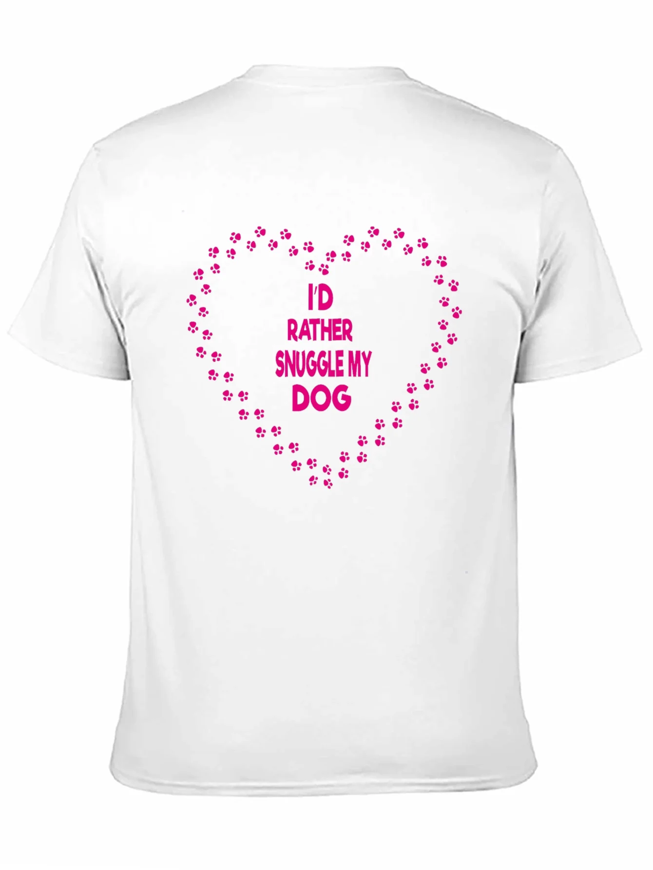 Camiseta Negra Prefiero Acurrucarme con mi Perro
