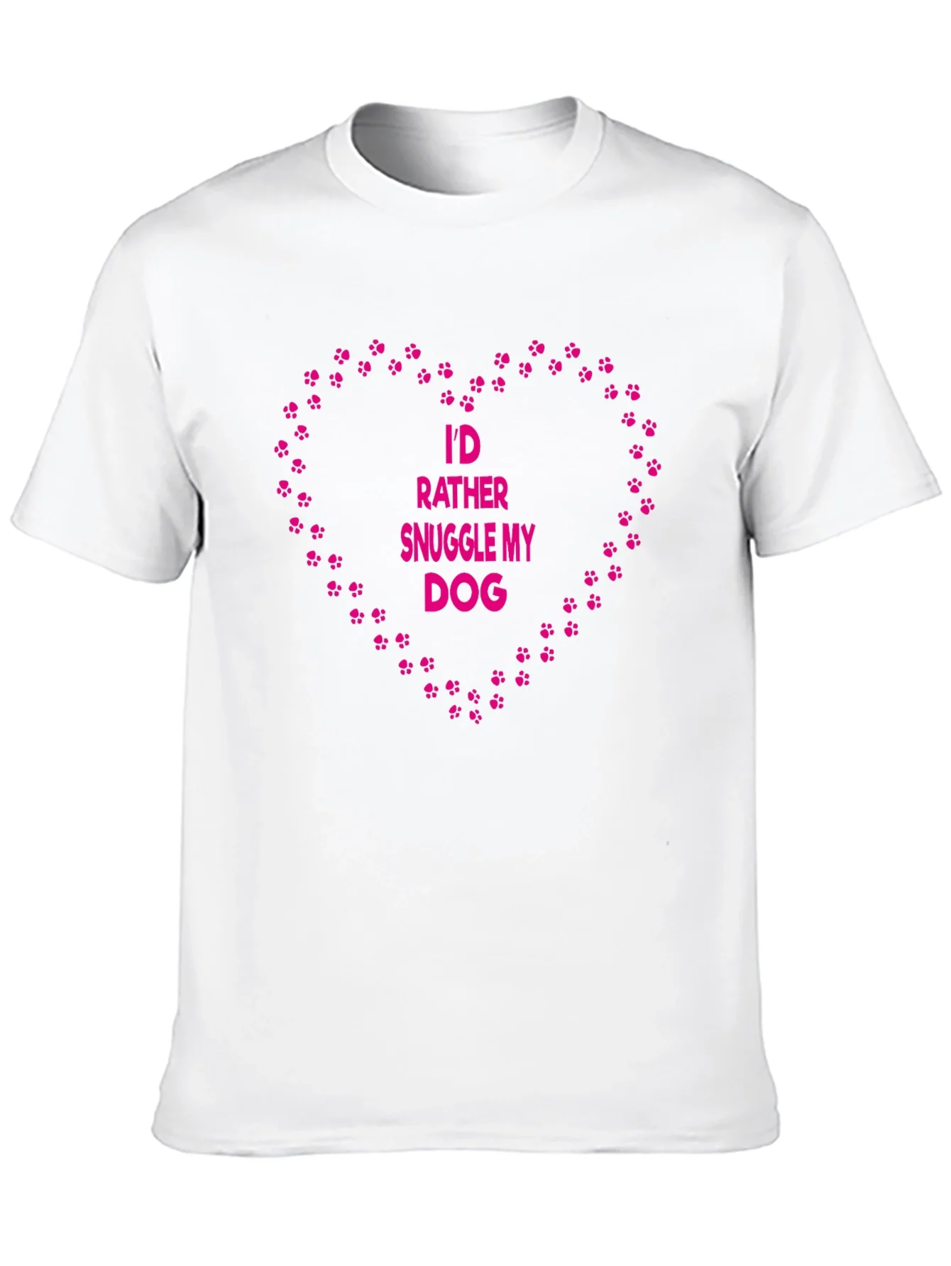 Camiseta Negra Prefiero Acurrucarme con mi Perro