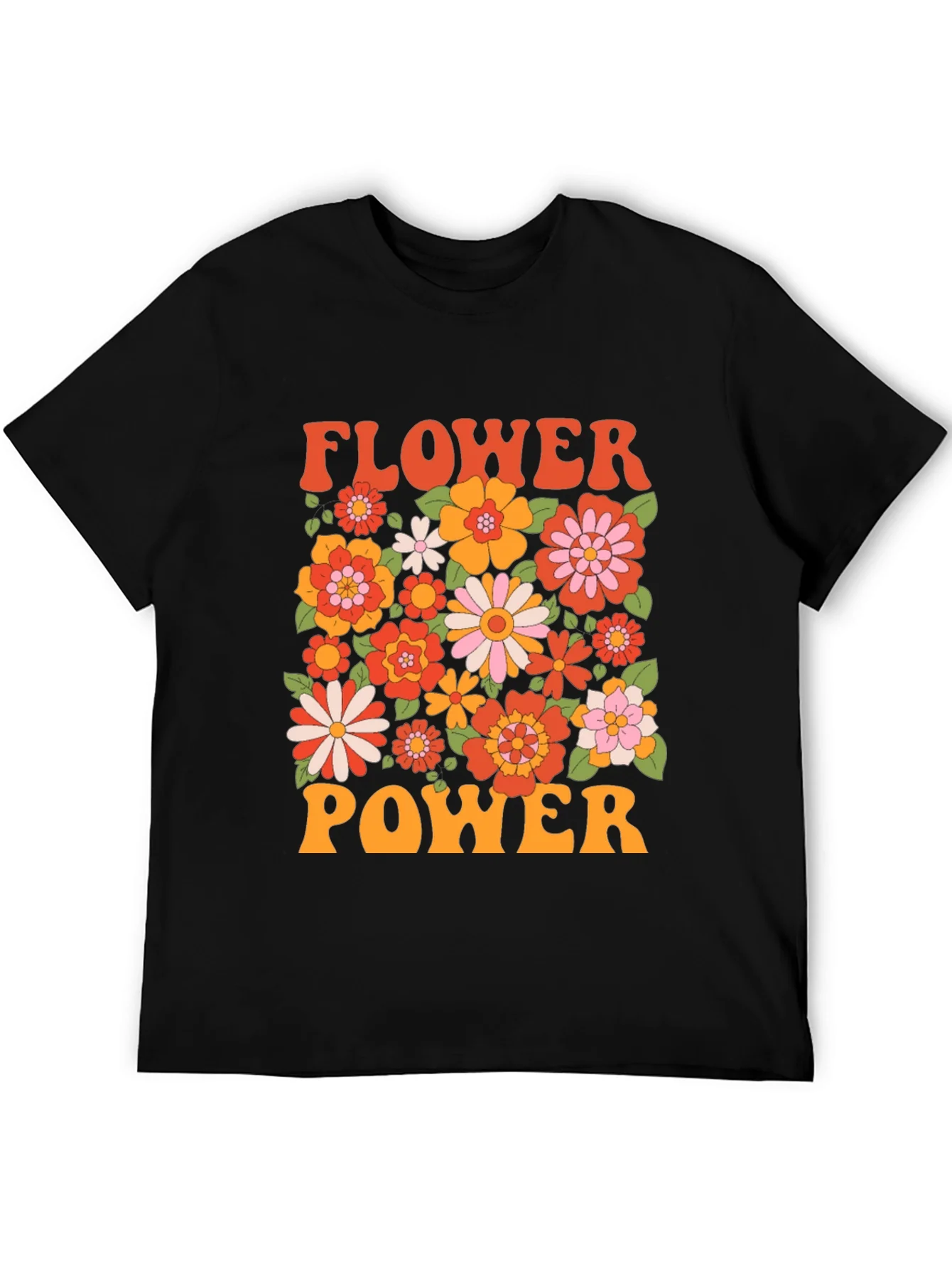 Rebbecca Retro Flower Power Graphic T-Shirt