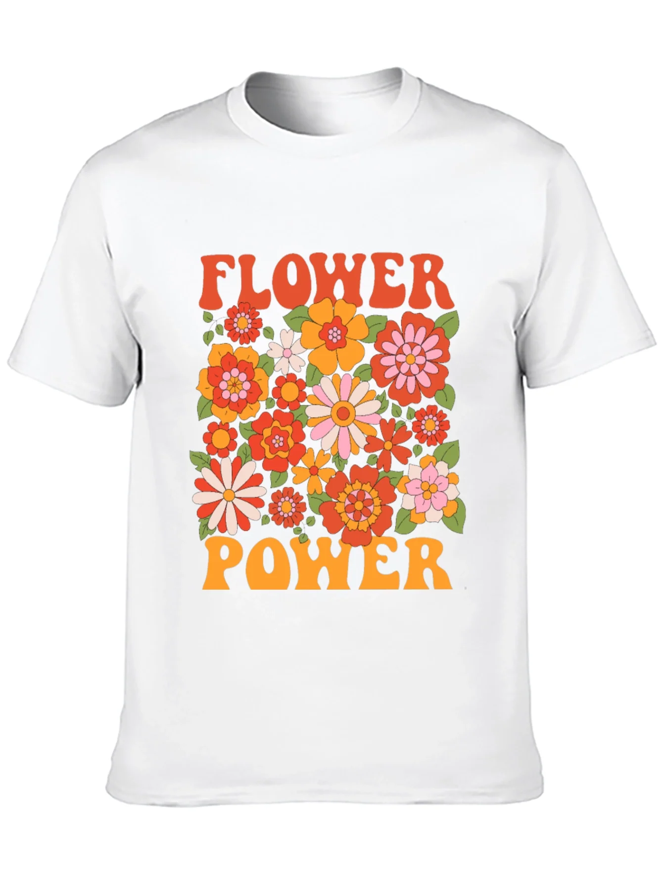 Rebbecca Retro Flower Power Graphic T-Shirt