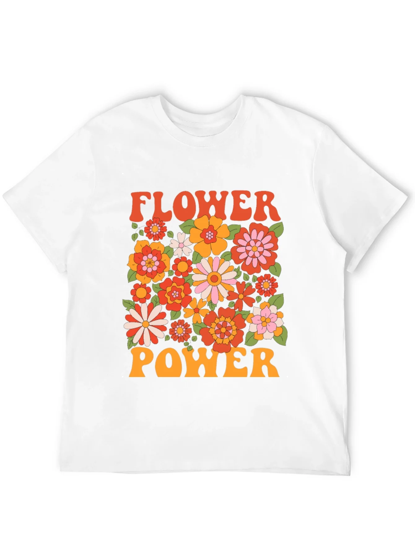 Rebbecca Retro Flower Power Graphic T-Shirt