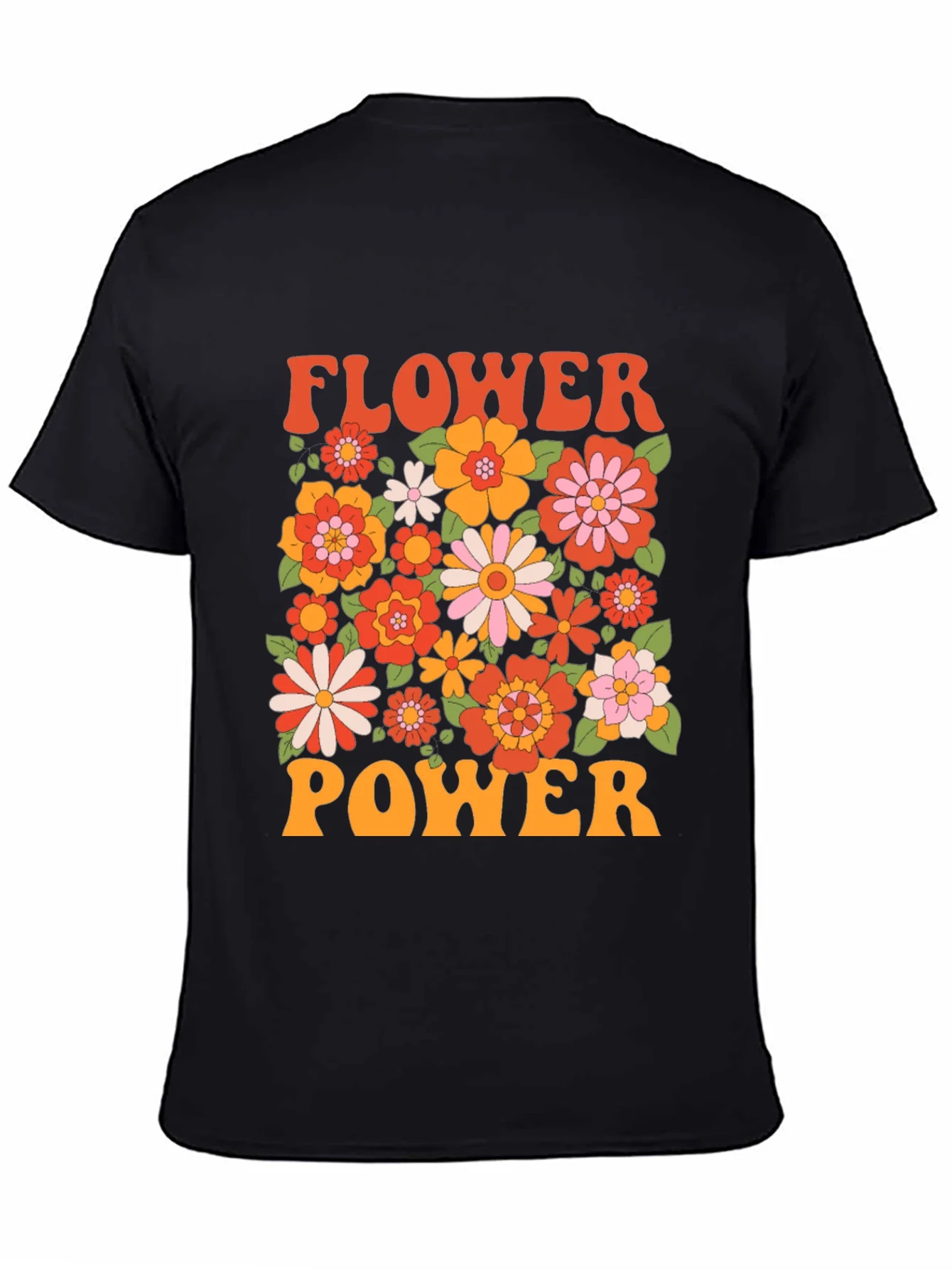 Rebbecca Retro Flower Power Graphic T-Shirt