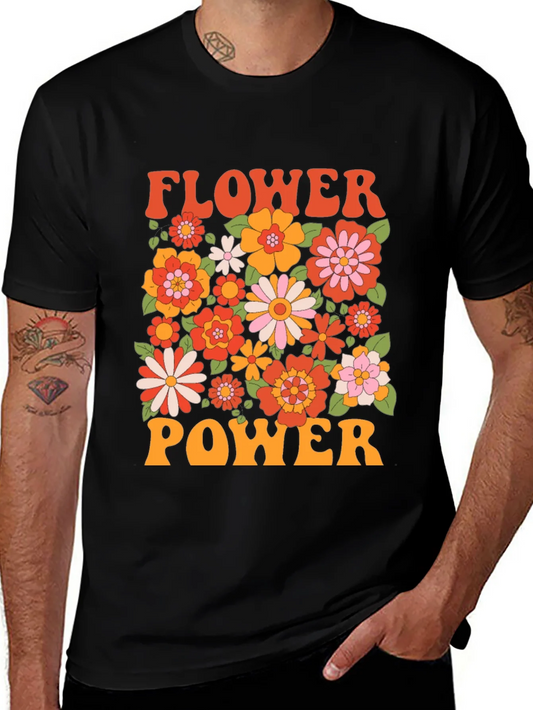 Rebbecca Retro Flower Power Graphic T-Shirt