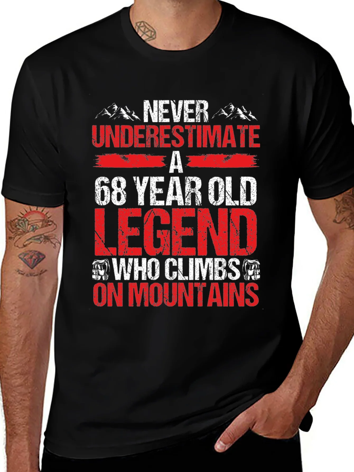 Rebbecca 68 Year Old Legend Who Climbs Mountains T-Shirt