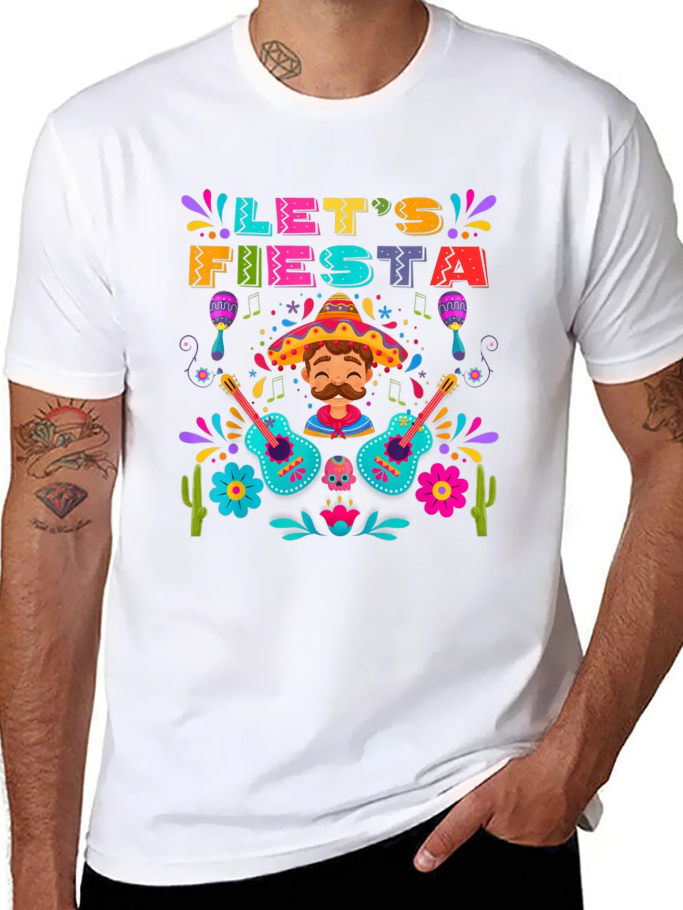 Camiseta Fiesta Mexicana ?Que Viva La Fiesta!