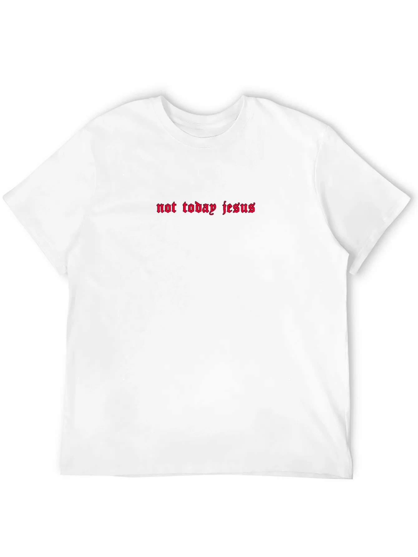 Rebbecca Not Today Jesus Graphic Tee - Black