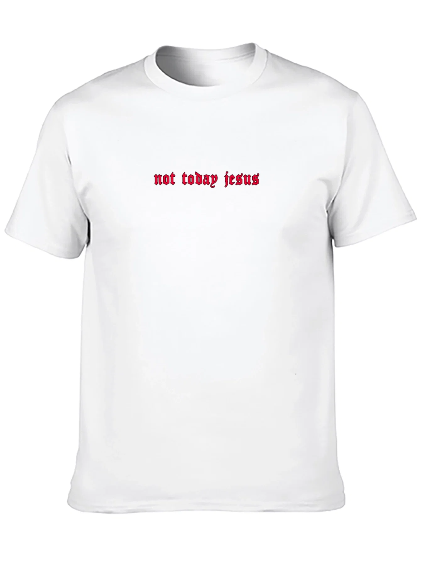Rebbecca Not Today Jesus Graphic Tee - Black