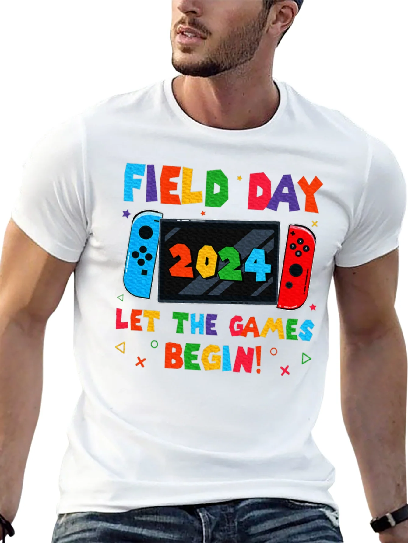 Camiseta Negra Field Day 2024 Juegos