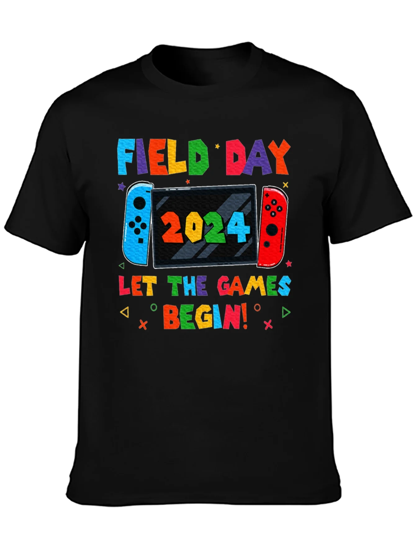 Camiseta Negra Field Day 2024 Juegos