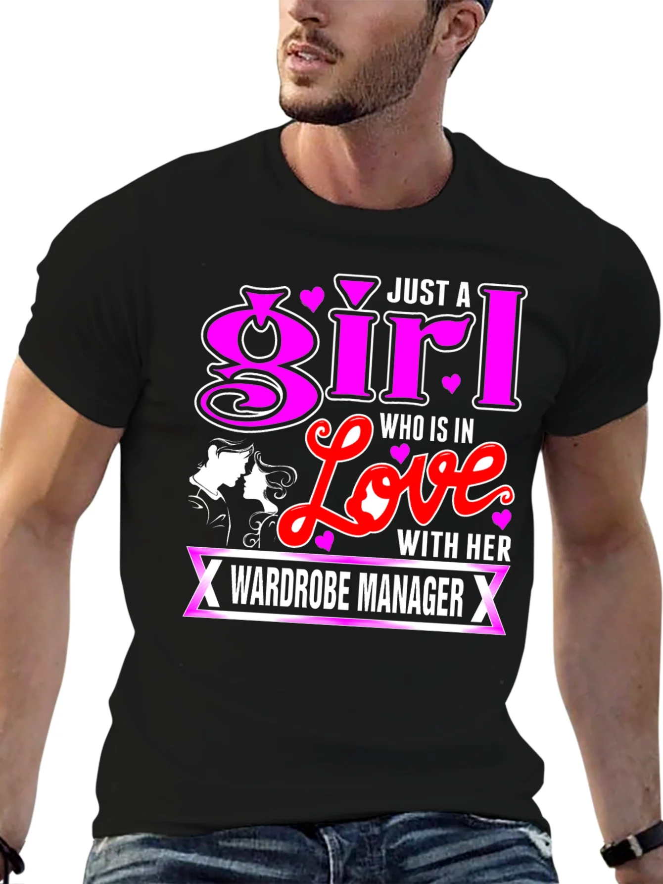 Rebbecca Wardrobe Manager Girl in Love Graphic T-Shirt