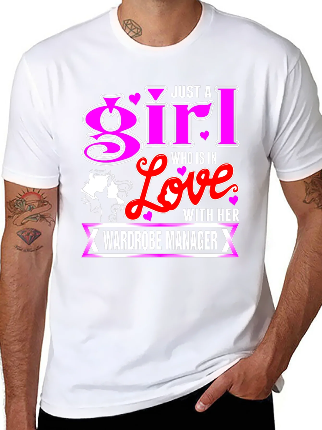 Rebbecca Wardrobe Manager Girl in Love Graphic T-Shirt