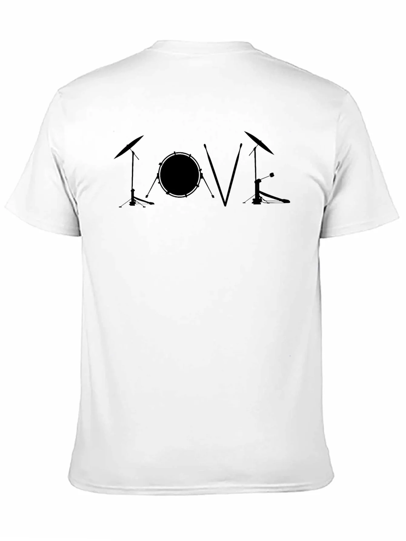 Rebbecca Love Drums Black T-Shirt - Music Lover Tee