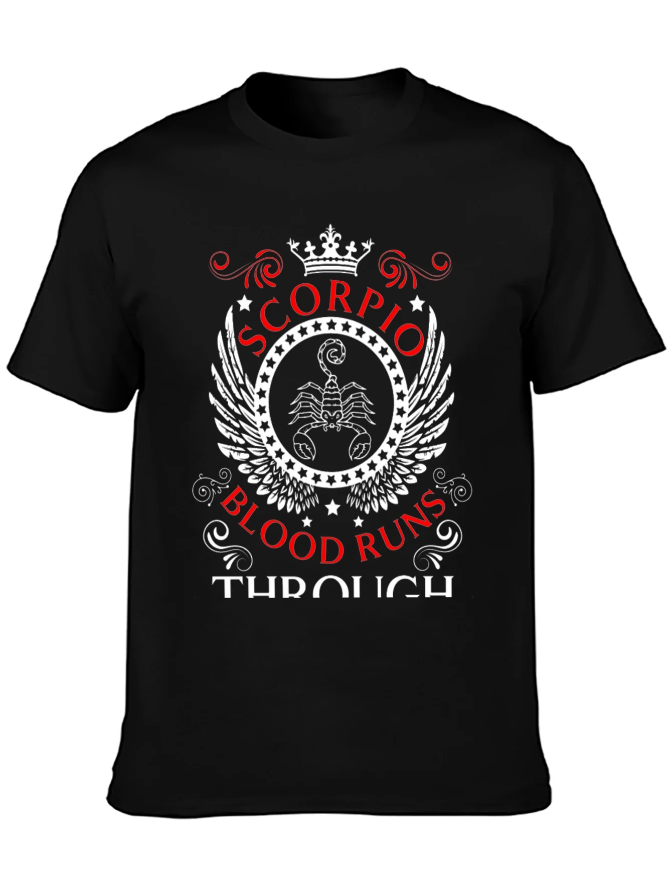 Rebbecca Scorpio Blood Runs Through T-Shirt