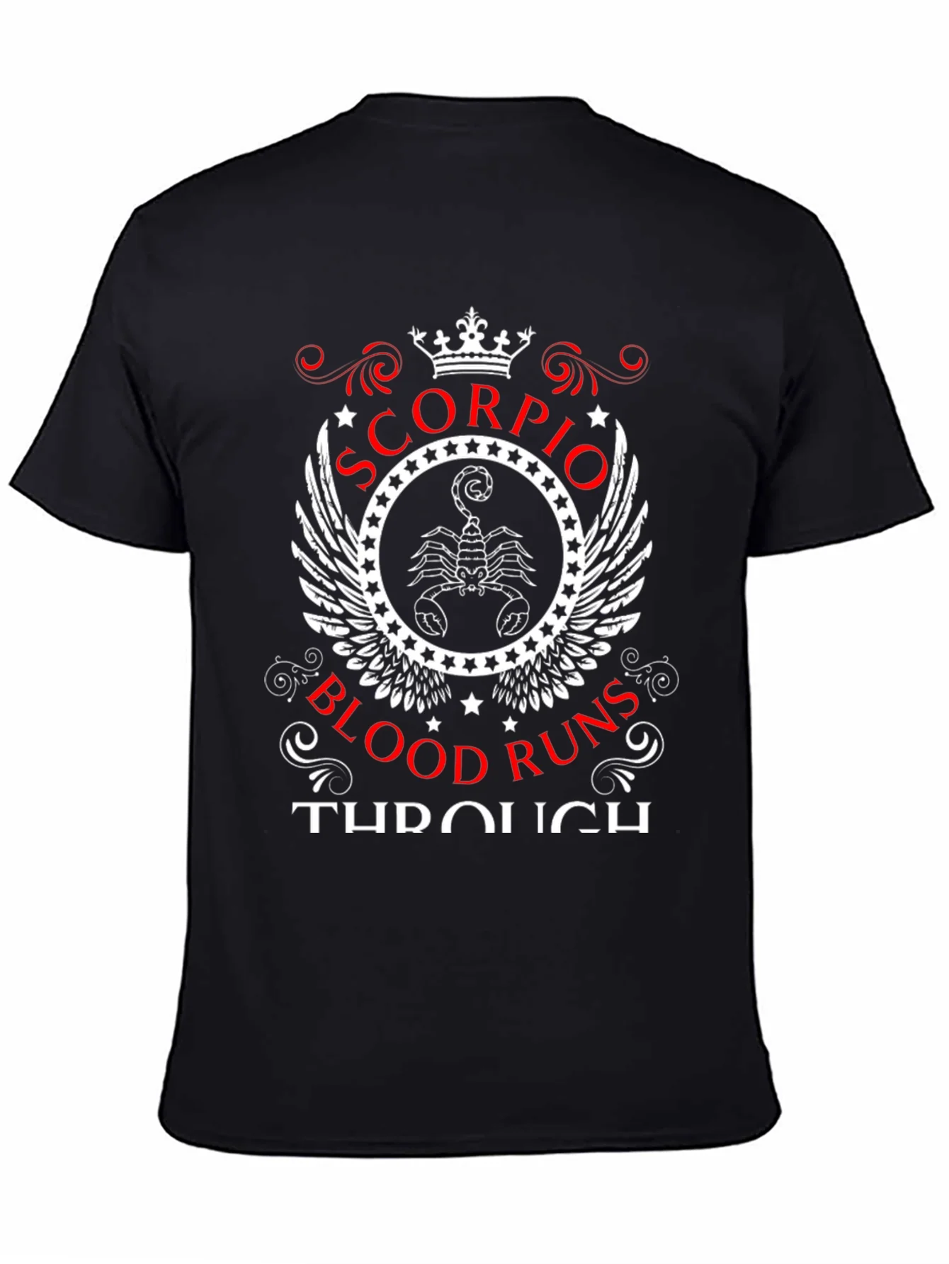 Rebbecca Scorpio Blood Runs Through T-Shirt