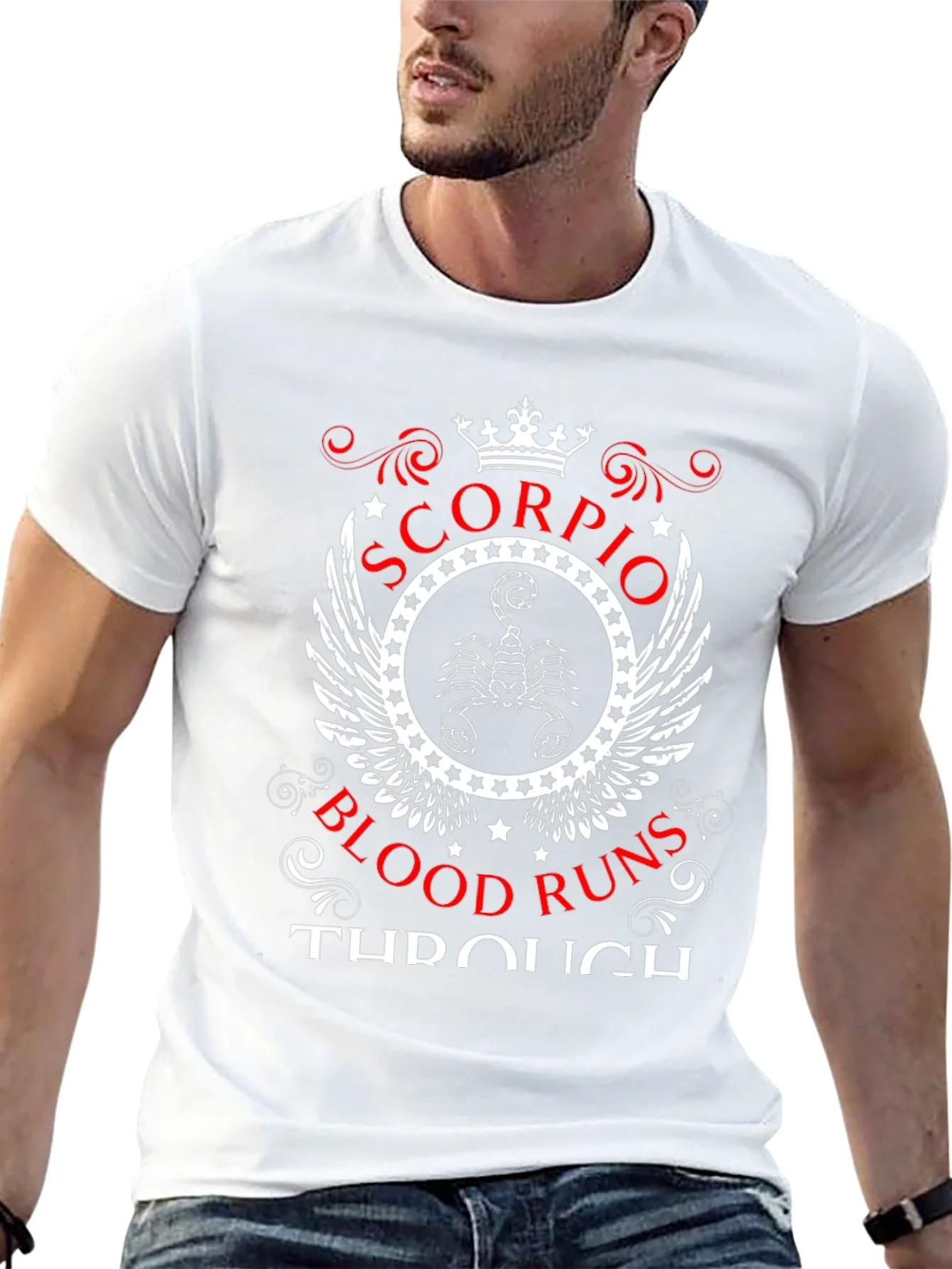 Rebbecca Scorpio Blood Runs Through T-Shirt