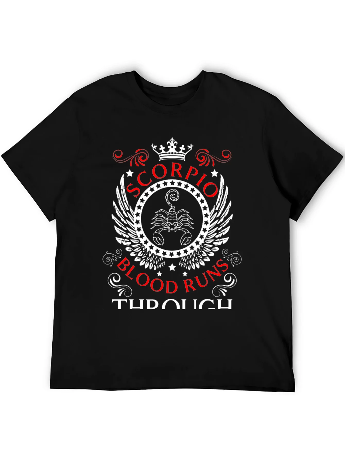 Rebbecca Scorpio Blood Runs Through T-Shirt