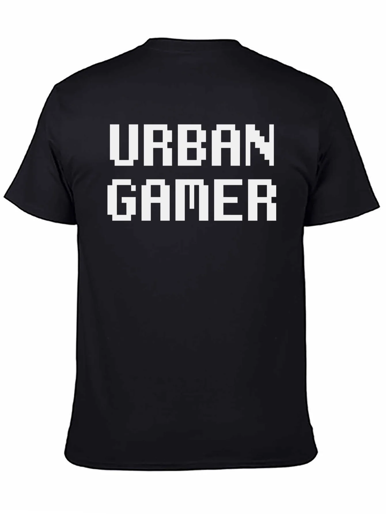 Rebbecca Urban Gamer Pixel Art T-Shirt - Black