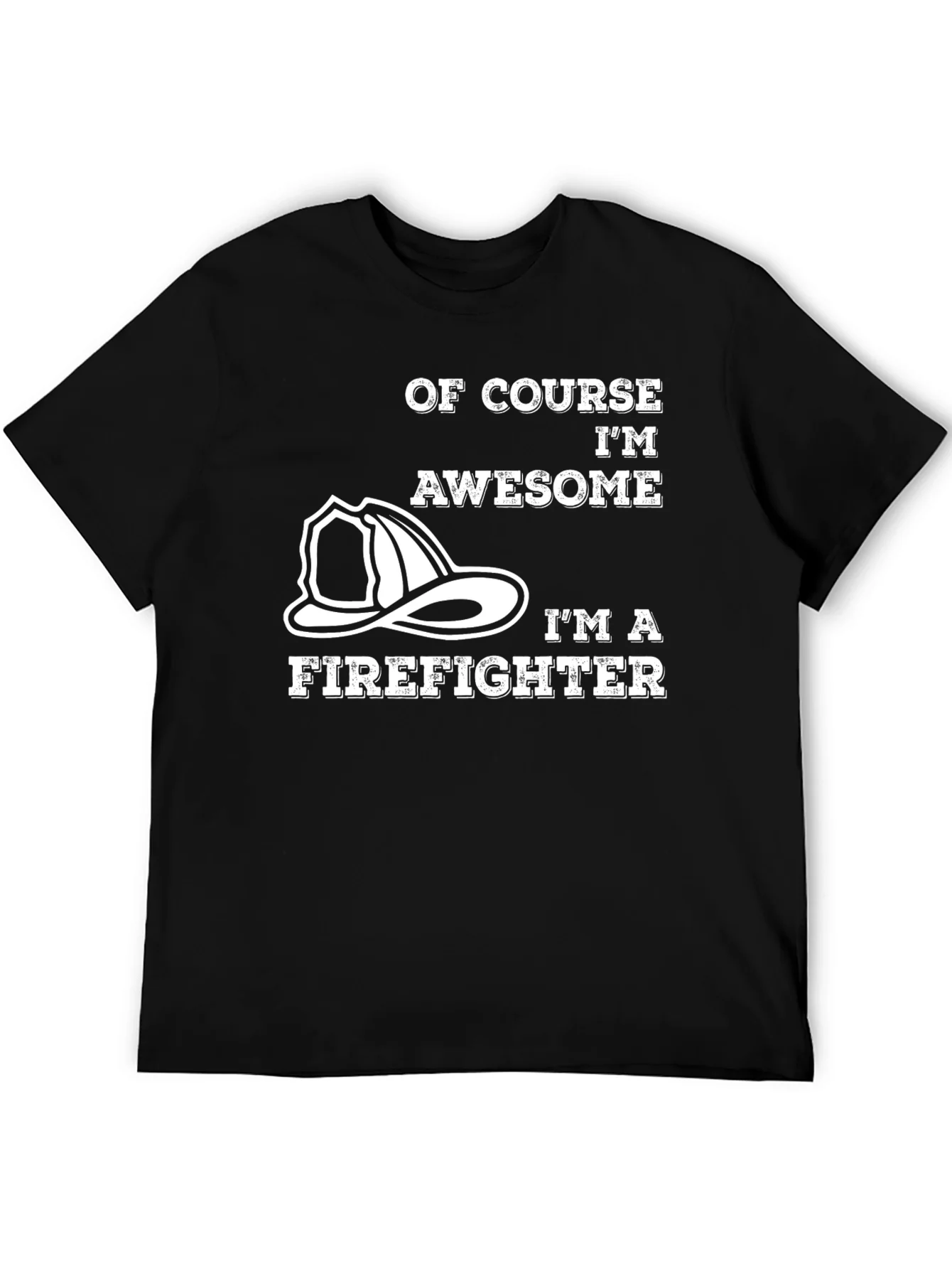 Rebbecca Awesome Firefighter T-Shirt - Black