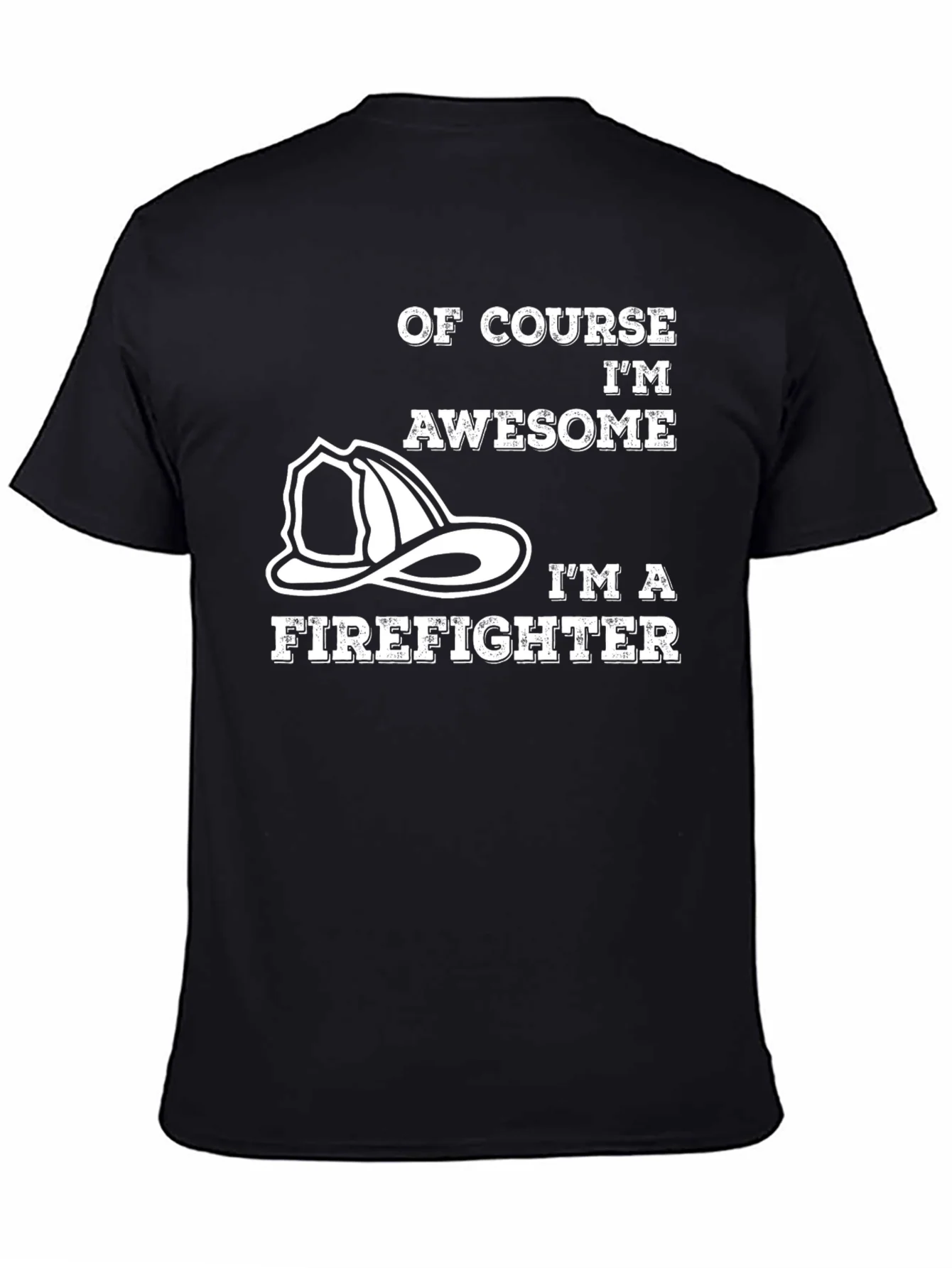 Rebbecca Awesome Firefighter T-Shirt - Black