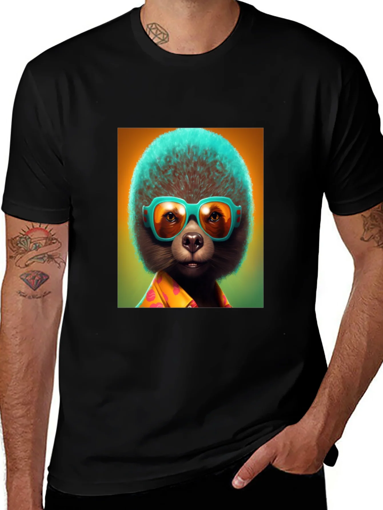 Rebbecca Cool Sloth Tee: Tropical Vibes