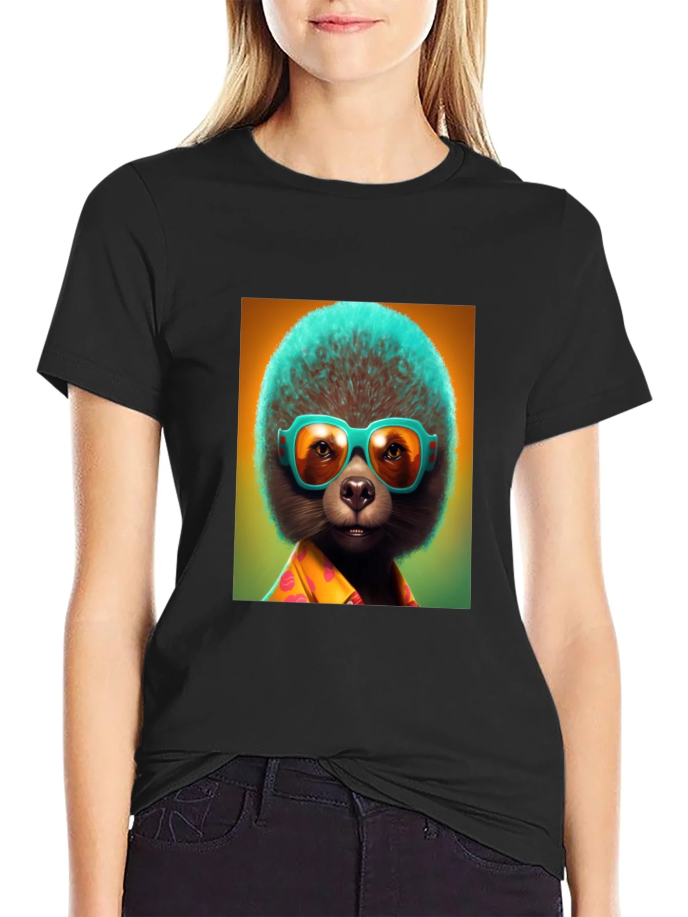 Rebbecca Cool Sloth Tee: Tropical Vibes