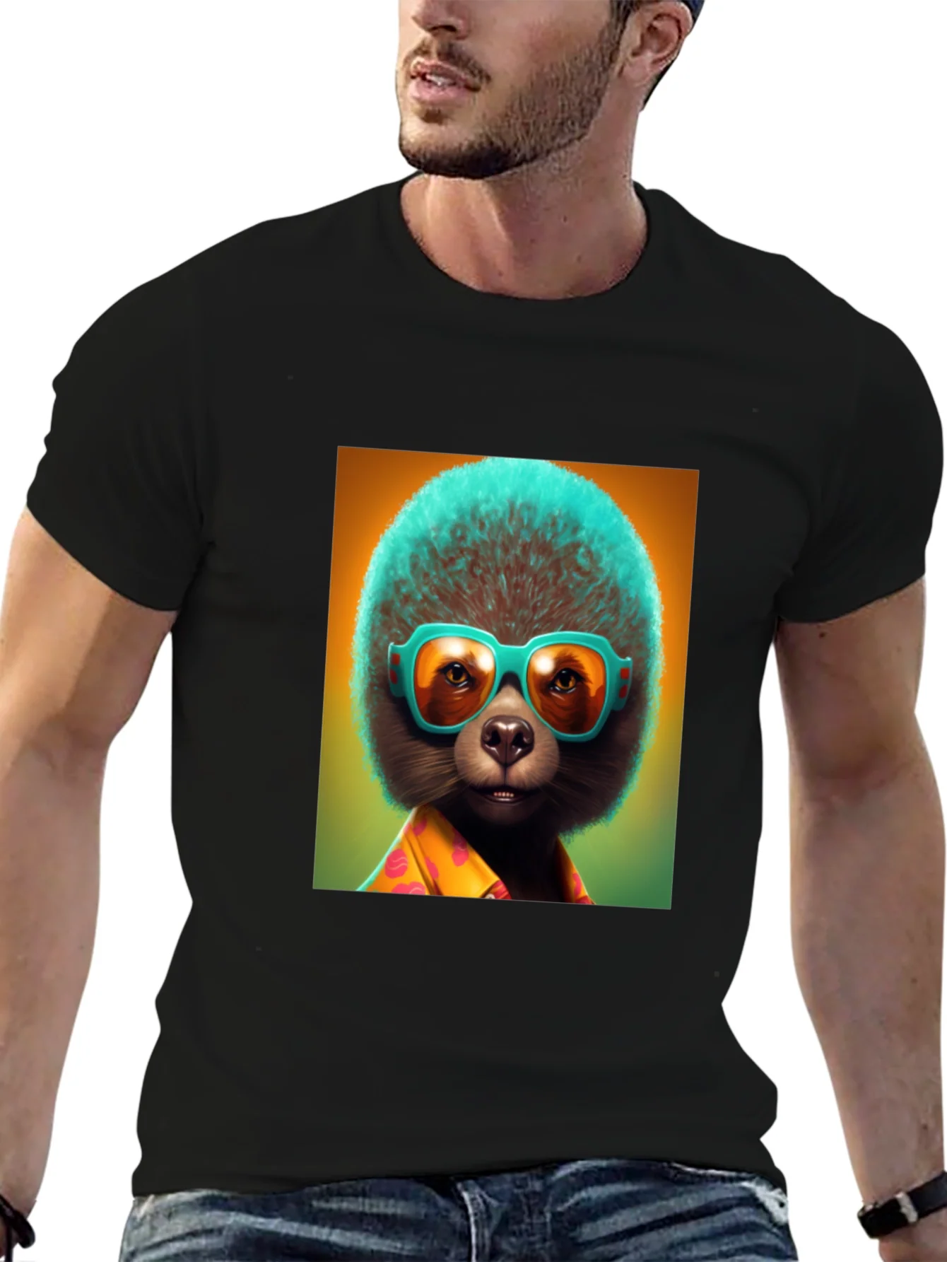 Rebbecca Cool Sloth Tee: Tropical Vibes