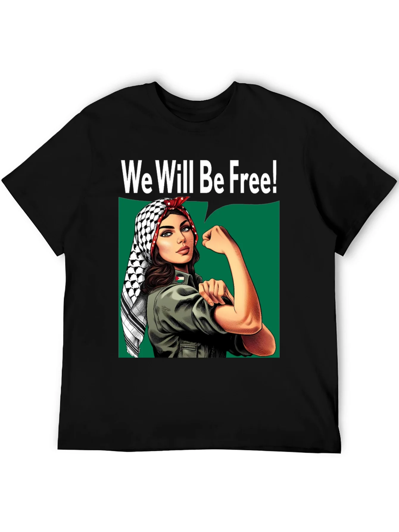 Camiseta Negra We Will Be Free!