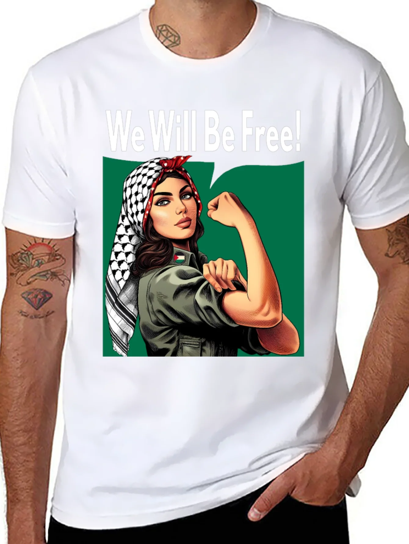 Camiseta Negra We Will Be Free!