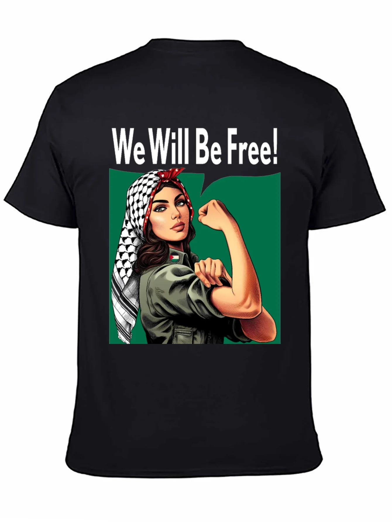 Camiseta Negra We Will Be Free!