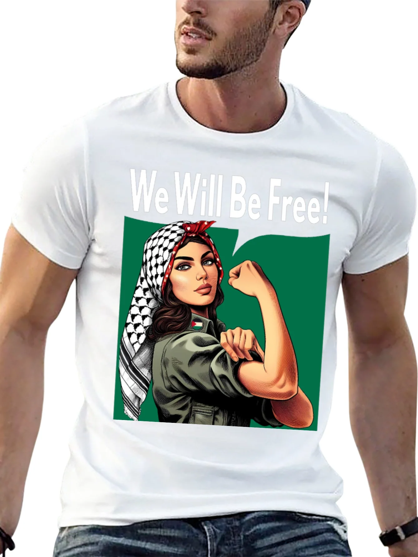 Camiseta Negra We Will Be Free!