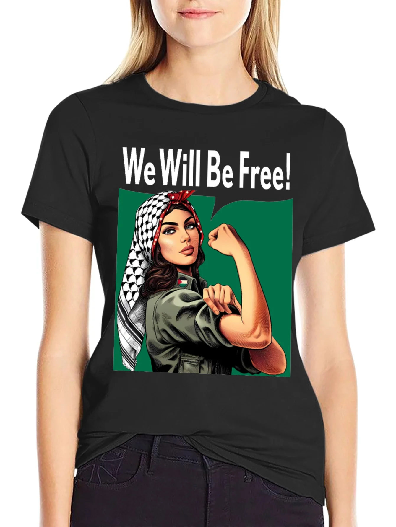 Camiseta Negra We Will Be Free!
