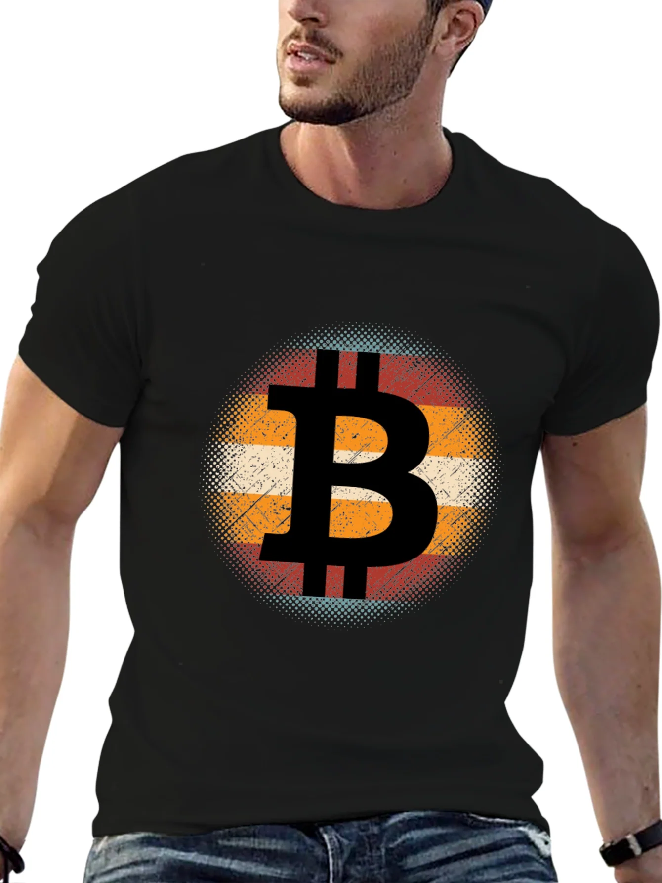 Camiseta Bitcoin Retro