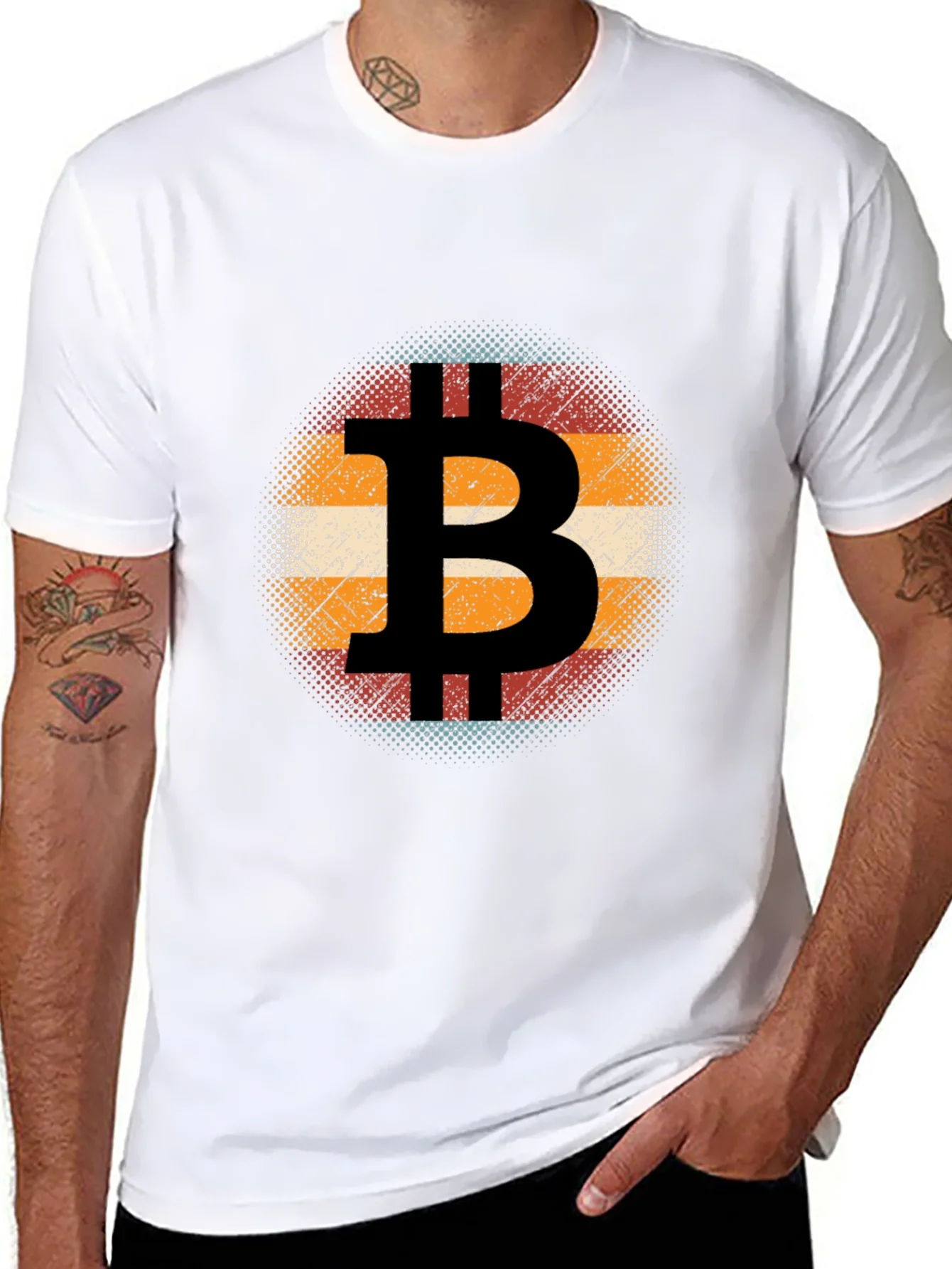 Camiseta Bitcoin Retro
