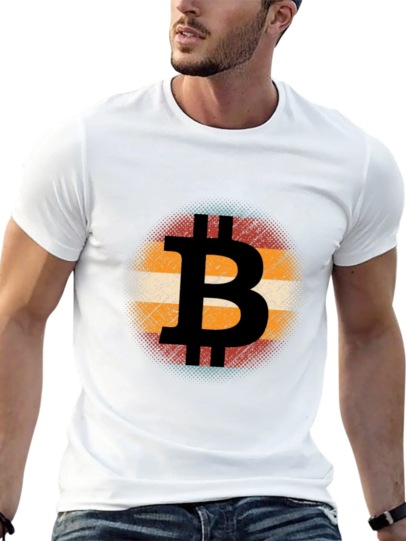Camiseta Bitcoin Retro
