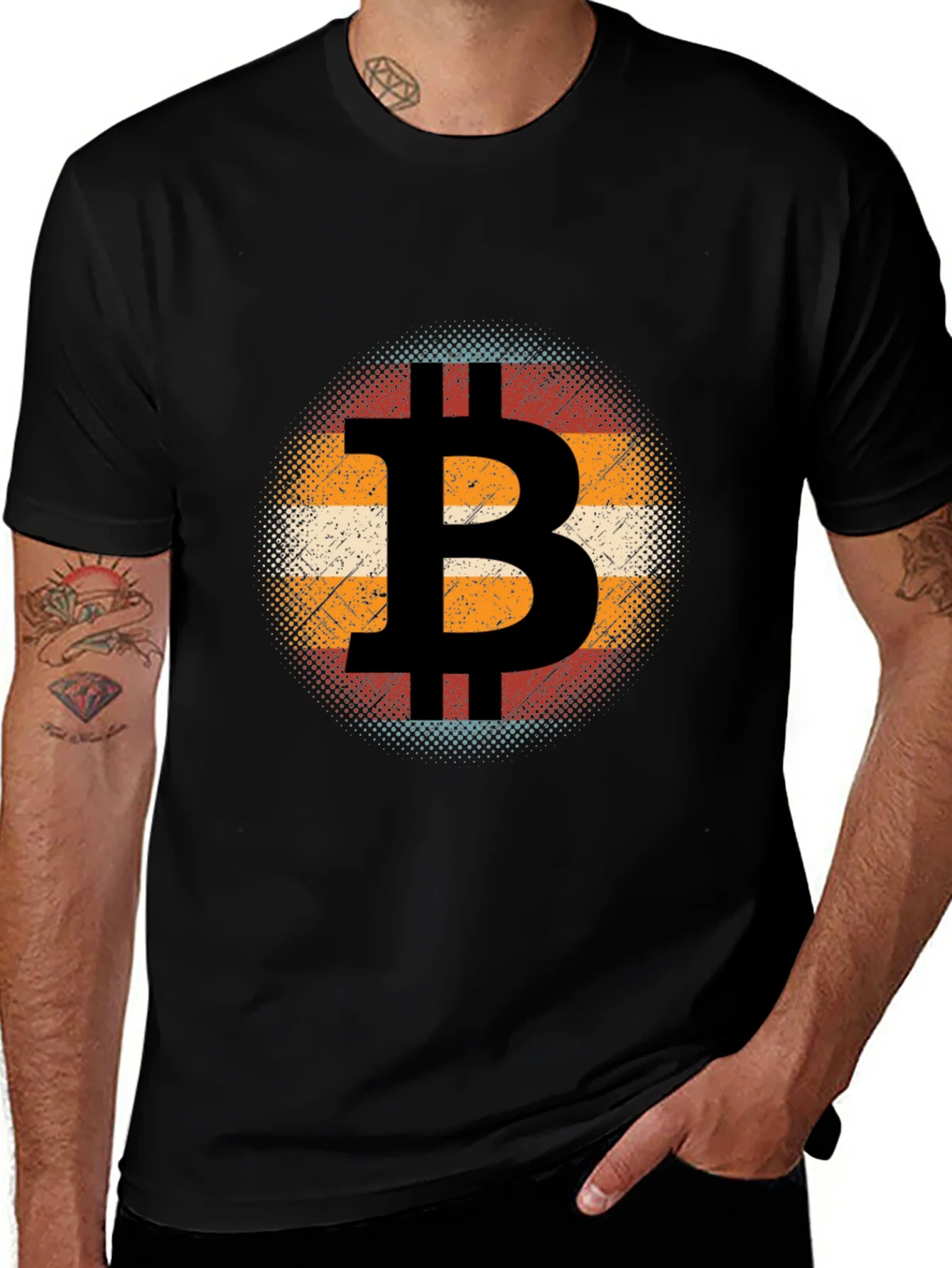 Camiseta Bitcoin Retro