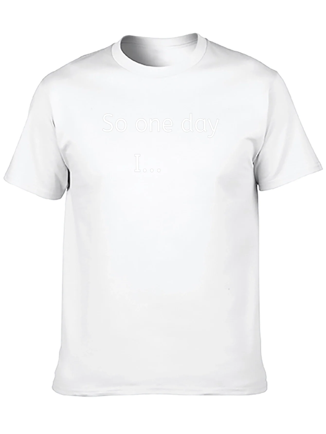 Rebbecca So One Day I... T-Shirt Black